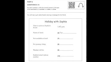 A2 Key for School Test 4 Part 2