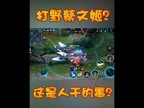 《搞笑王者荣耀》峡谷五辅助：选五个辅助这对面还不知道咋回事呢？蔡文姬打野老狠了！ | 王者荣耀小龙（推土机）