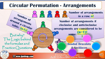 Circular Permutation| Arrangements (Formula Derivation and Practice Questions) for Entrance Exams