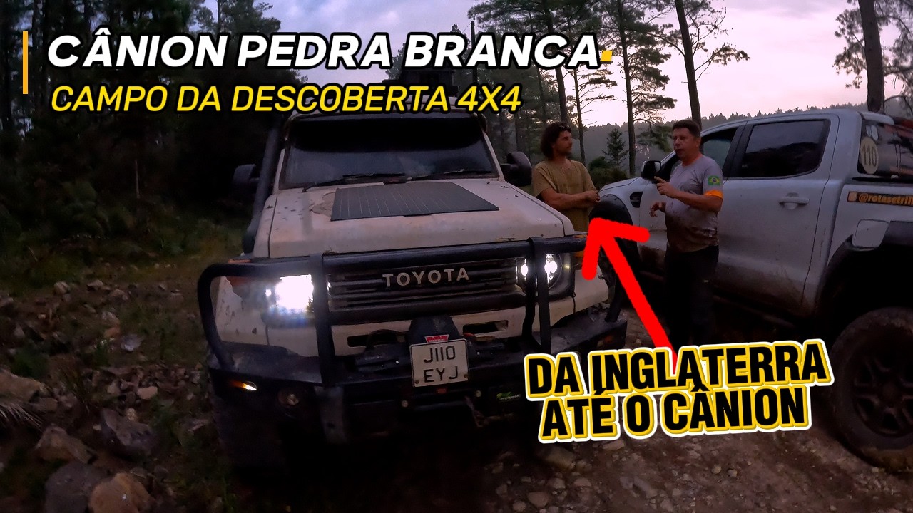 CÂNION PEDRA BRANCA E CAMPO DA DESCOBERTA 4X4 - ENCONTRAMOS UM INGLÊS NO CAMINHO | SERRA GAÚCHA