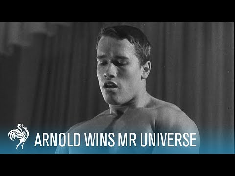 Arnold Schwarzenegger Wins Mr. Universe Bodybuilding Contest (1969) | British Pathé