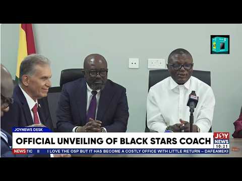 Official unveiling of Black Stars coach | (23-04-2026)