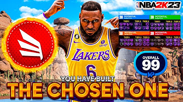 NEW *REBIRTH* LEBRON JAMES "2-WAY INSIDE OUT POINT FORWARD" BUILD is CHEAT CODE in NBA 2K23!