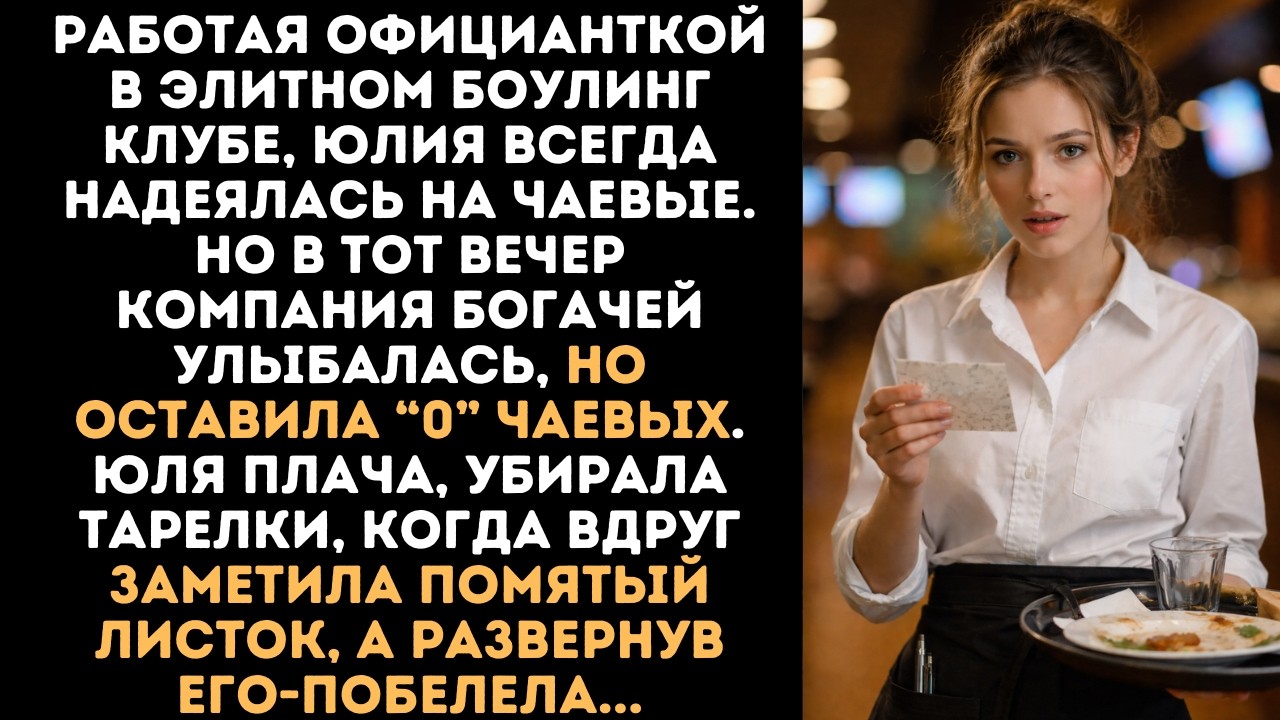 Юля работала на износ с этой команией капризных богачей, но когда увидела 
