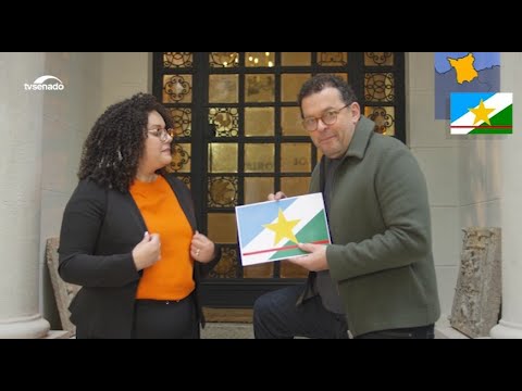Bandeira de Roraima registra a exuberância da mata e a riqueza do solo