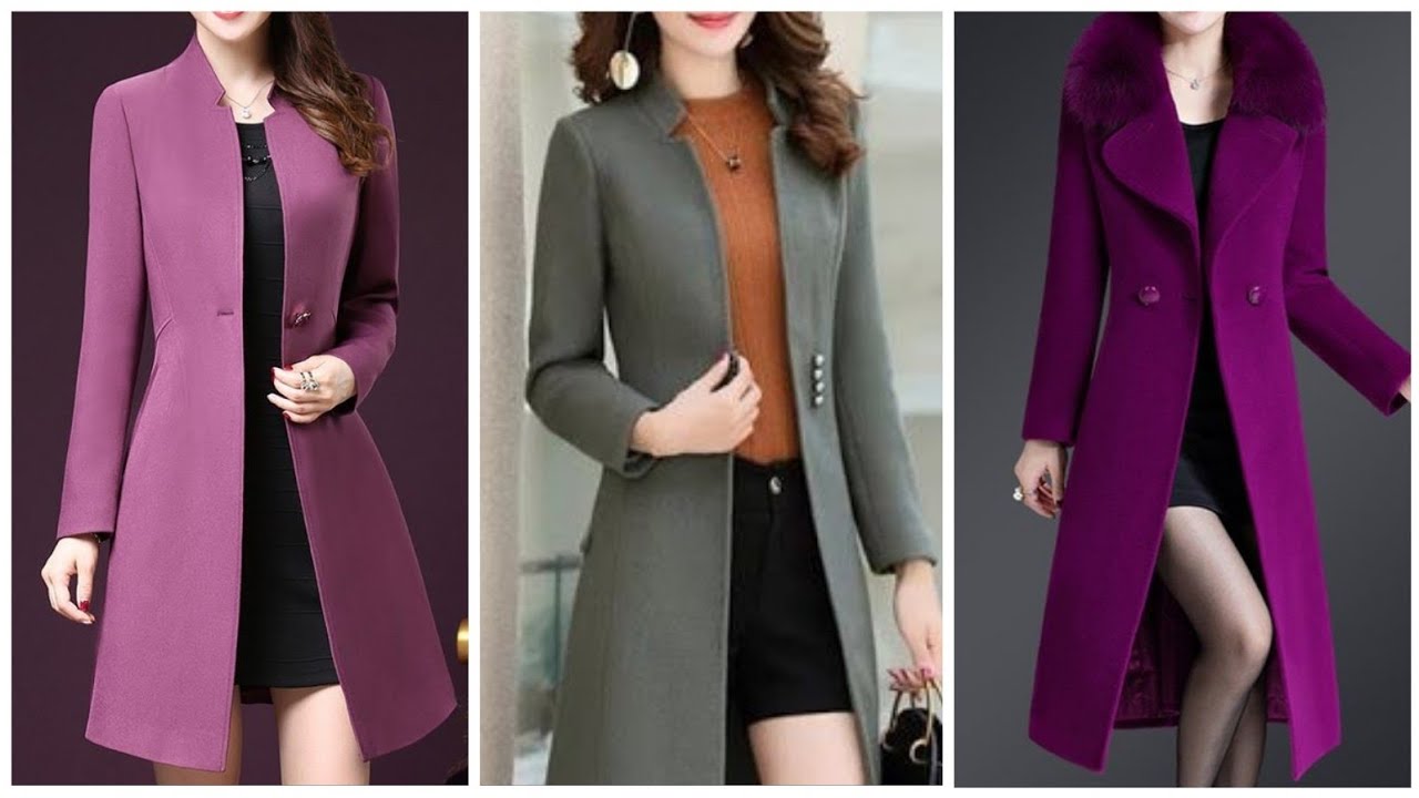 exclusive collection of winter long coat/jackets trench coat A Line ...