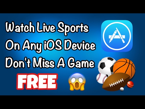 How to watch live sports  iPhone iPad iPod - NO jailbreak NO computer iOS -..