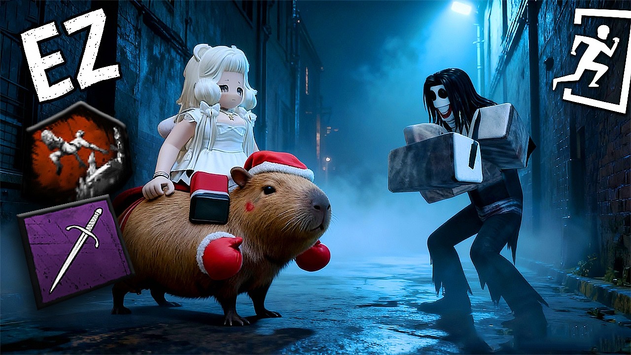 Capybara membuat KILLER FRUSTASI🤣.... Violence District Roblox