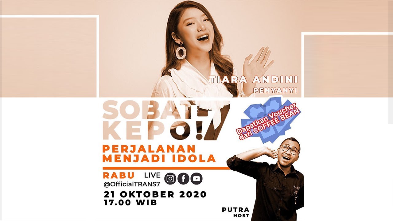 [Live Streaming] Sobat7 Kepo | Cerita Perjalanan Tiara Andini Menjadi Idola