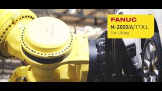 EMO 2015 Video episode 2 - FANUC Robot M 2000iA 1700L - Car Lifting