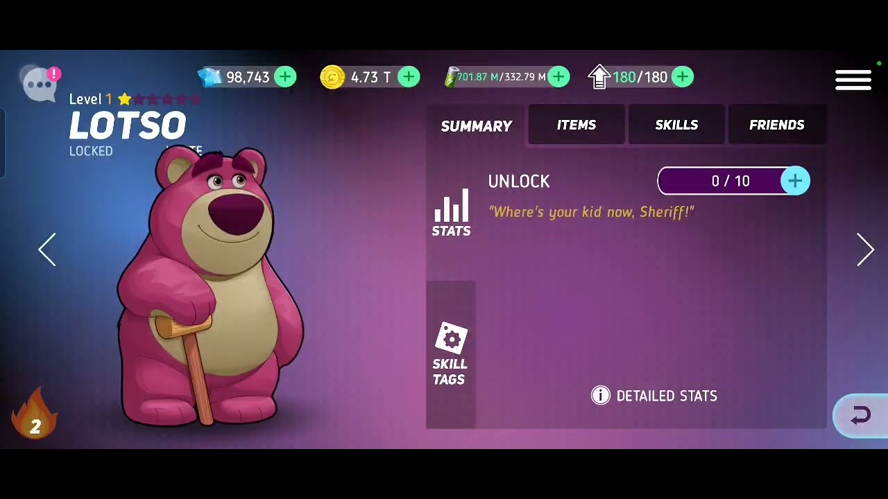 The Game Get Old And Heroes Too Lotso Testing (Disney Hereos Battle Mode) 