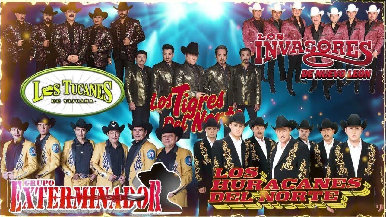 Corridos y Norteñas Legendarias 2025 🔥 Los Tigres, Tucanes, Huracanes, Invasores – Mix Inolvidable