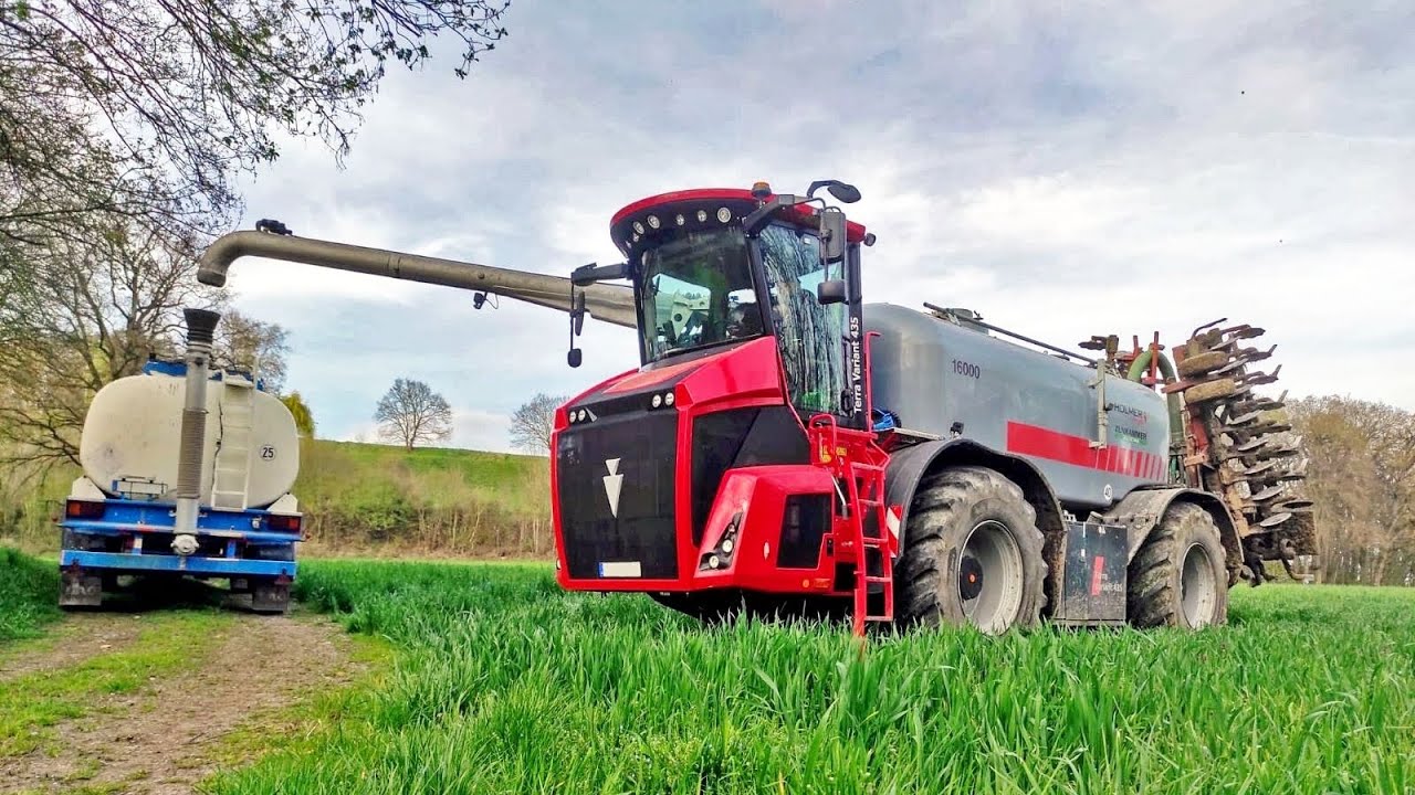 Gärreste Ausbringung der Extraklasse: Mit Zubringer und Holmer terra variant 435!
