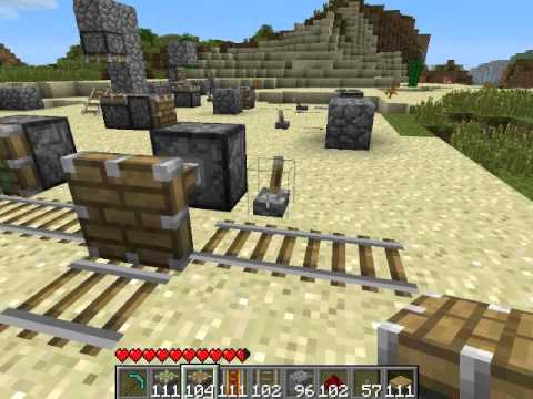 Intro to: Pistons & Tracks [Minecraft 1.7 Beta]