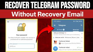 How to Recover Telegram Account Password if you Forget  ( New Trick ) || Recover Telegram Password