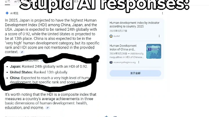 Dumb Google AI responses Part 1