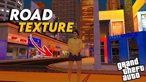 New Road and Sidewalk Texture  (GANDAA!!)| GTA SAN ANDREAS ONLINE/ROLEPLAY