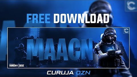 [FREE] Rainbow Six Siege Twitter Header | tutorial | Photoshop