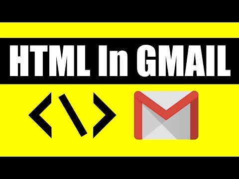 How to insert HTML CODE in Gmail Email Composer | How to use HTML Template in Gmail