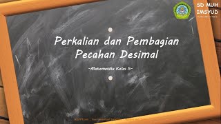 Pembagian pecahan desimal ...