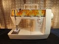 SINGER MODEL 353 GENIE TOUR WITH BOBBIN WINDING, NEEDLE THREADING & SEWING DEMO