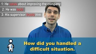 Ep.12: Tell me about a time you handled a difficult situation? by Job Applications.com 1,970 views 2 years ago 3 minutes, 54 seconds