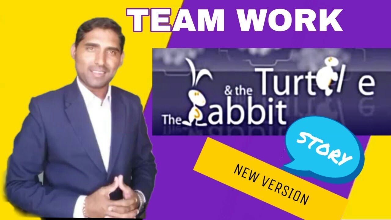 Team Work।Rabbit & Turtle Story-New Version।Motivational Story।By Mr.Shalik Mapari