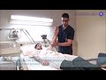 تمارين المدى الحركي في وضعية الإستلقاء بمساعدة المرافق Passive ROM In Supine Position