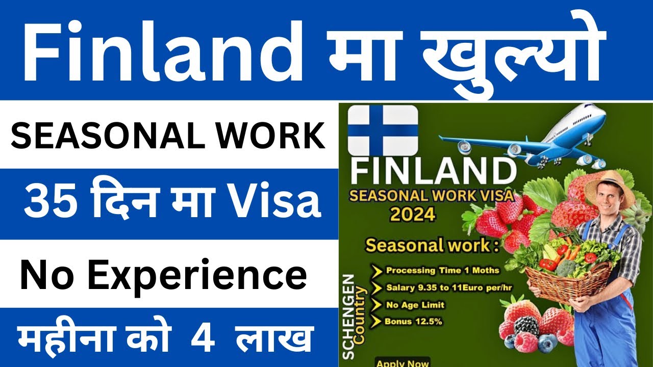 Finland Ma khullyo new free visa | how to apply finland seasonal work ...