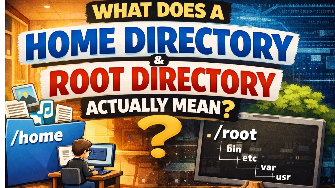 Root Directory vs Home Directory in Linux | Explained Simply