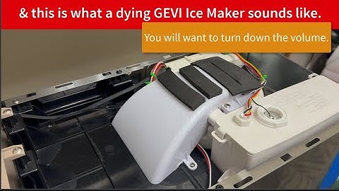Saving our GEVI Ice Maker from the scrap heap.