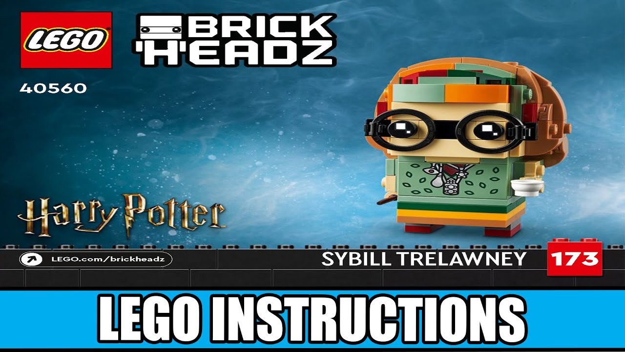BrickHeadz - Professors of Hogwarts (Professor Trelawney) LEGO instructions