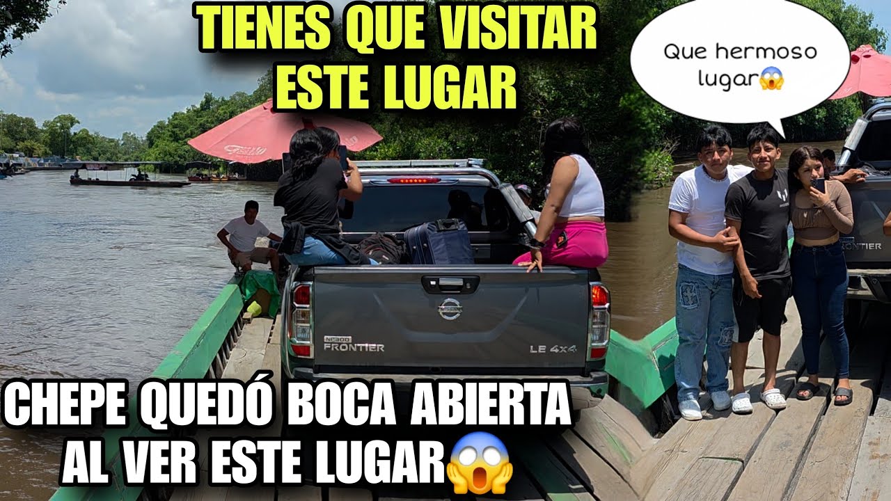 CRUZAMOS El Carro En Este Gran Río‼️CHEPE Quedó Boca Abierta Al Ver Este Hermoso Lugar😱Así Reaccionó
