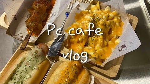 vlog | 마지막 피시방 알바 브이로그🎄 pc cafe vlog