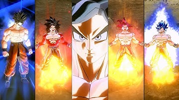 Cac All New Transformations SSJ1-SSJ2-SSJ3-SSJ4-SSG-SSB-SSBK-SSBKX10-SSBE-UI-MUI - DBXV2 Mods