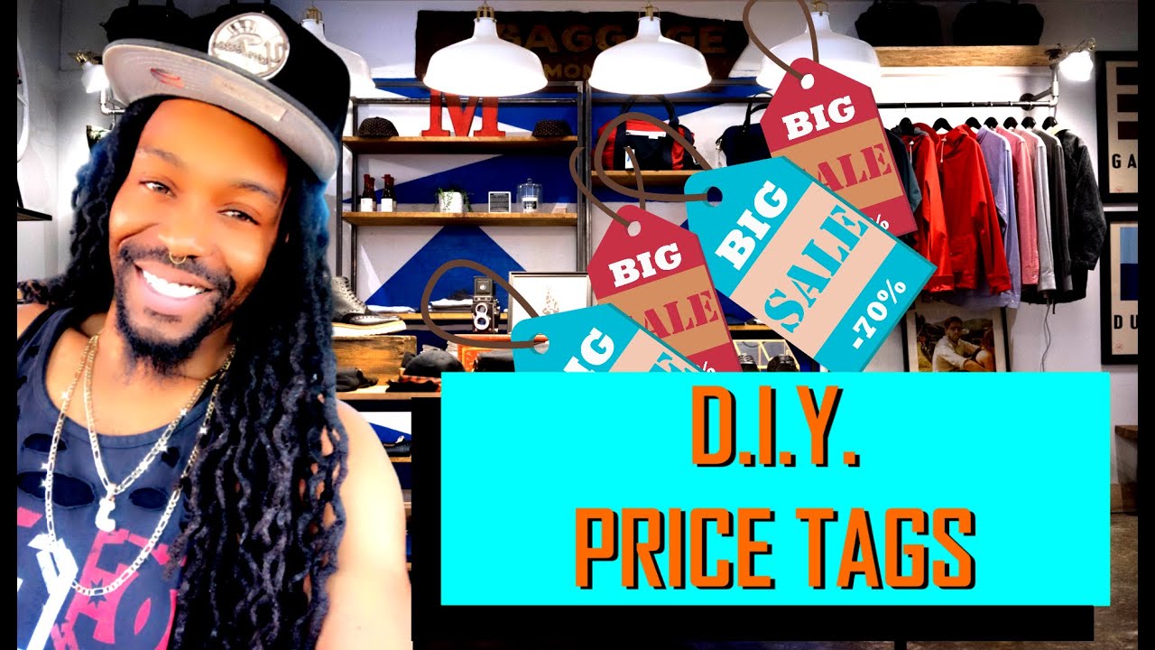 how-to-make-price-tags-for-clothes-put-price-tags-on-clothes-youtube