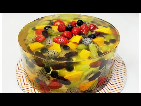 Video: Jelly-fruit Dessert Med Flødeskum