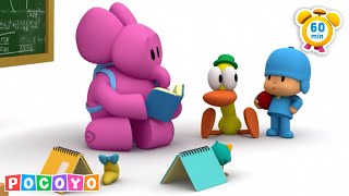 📚 Pocoyo va a scuola 🎒 (60 minuti) | Pocoyo 🇮🇹 Italiano - Canale Ufficiale | Cartoni per bambini