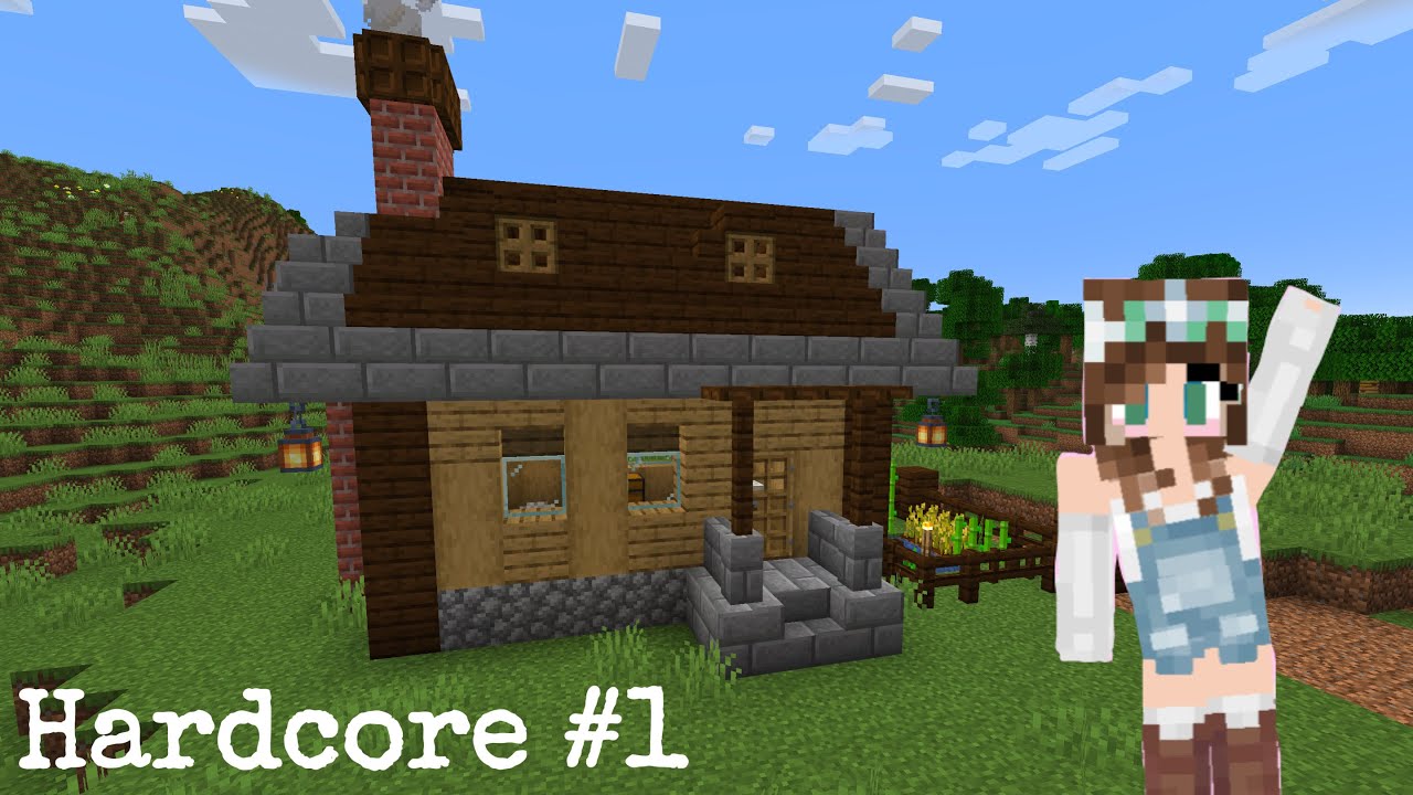 my first time playing HARDCORE Minecraft - Hardcore Episode 1 - YouTube