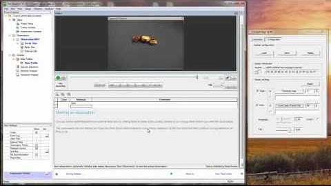 Use sensors to automatically add markers to a video in Noldus Observer.