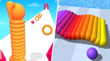 Satisfying Mobile Games 2023 - Long Neck Run, Canvas Run, Shape Shifting, Going Balls, Juice Run...