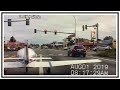 Plane Makes Emergency Landing On Active Roadway | Dash Cam | United States | 20190801