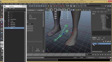 Maya Tutorial : RIGGING 2 Leg Controls