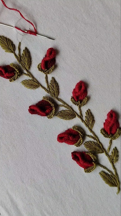 Beautiful 😍 Embroidery Design #embroidery #handbroidery #viral #trending #shorts