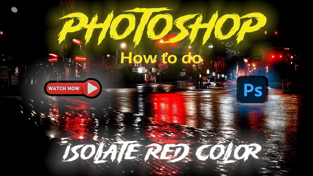 Isolate Red Color in Photoshop -Step-by-Step Guide #like #tutorial #Photoshop #edit #begginers #easy