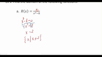3.5a Domain of Rational Function