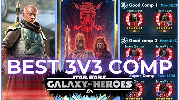 How to Zeta, Mod and Omicron Tuskens in SWGOH