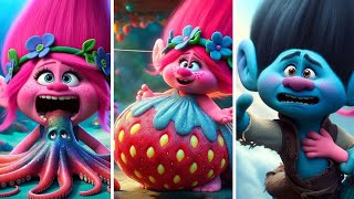 Poppy and the magic strawberry / Trolls 3 x Kung Fu Panda 4 fantasy story (2024)