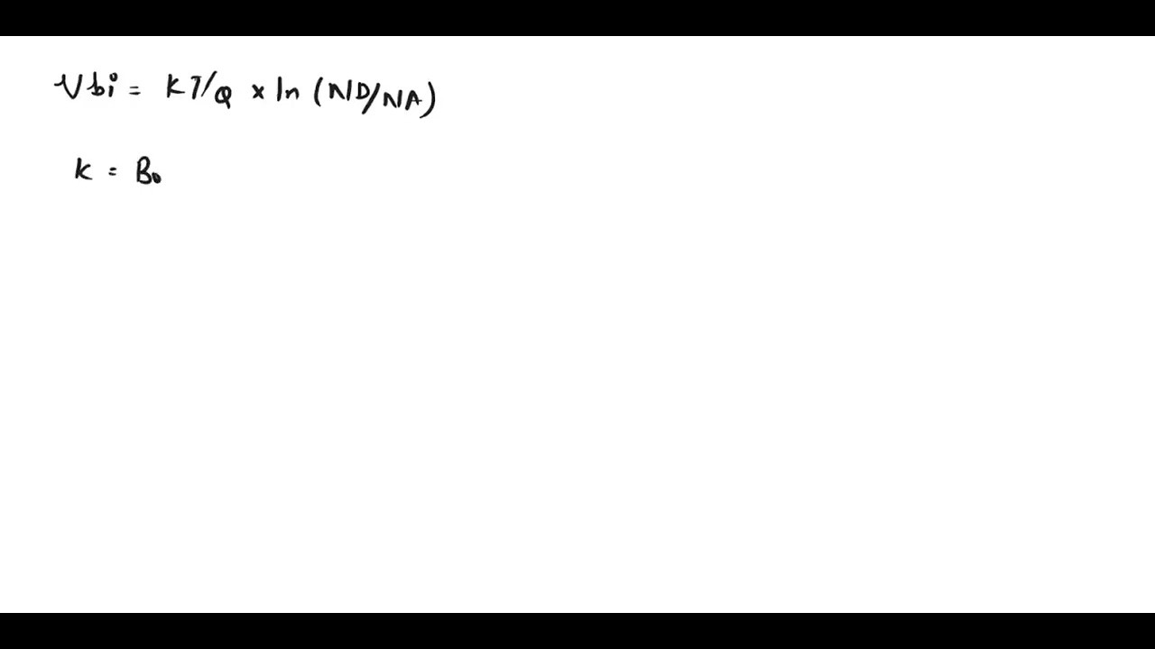 A silicon pn junction employs NA = 2 Ã— 10^16 cm^-3 and ND = 4 Ã— 10^16 cm^-3. Determine the built-…