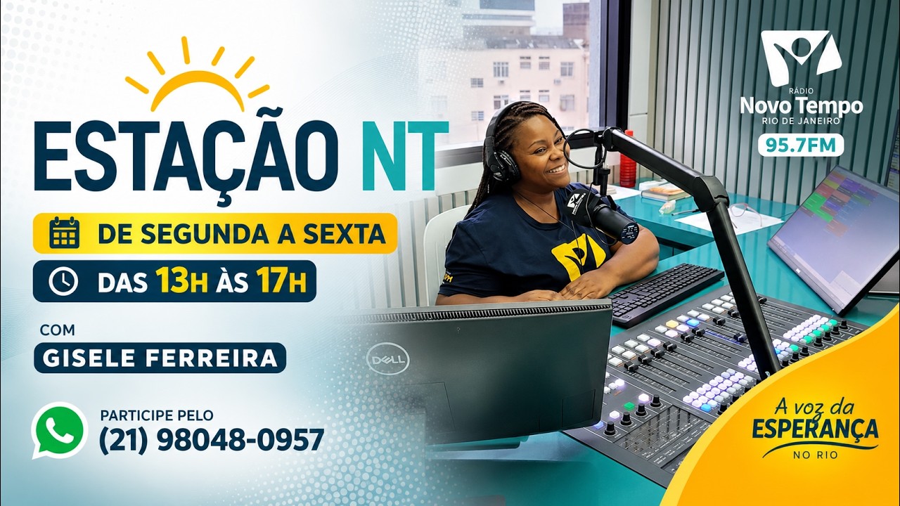 Estação Nt Com Gisele Ferreira |  Rádio Novo Tempo Rio (14-08-26)